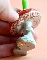 Camp Hollow W166 Porte-bougie en porcelaine - Cake Topper - Champignon - Camp Hollow vendu par Veille sur toi