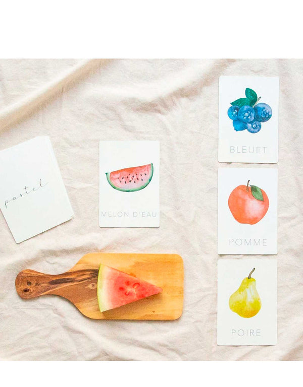 Cartes d'apprentissage - Les fruits Default marque  Pastel vendu par Veille sur toi