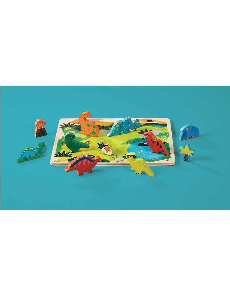 Casse-tête Pack o'Puzzle Bois Dinosaures, Casse-têtes