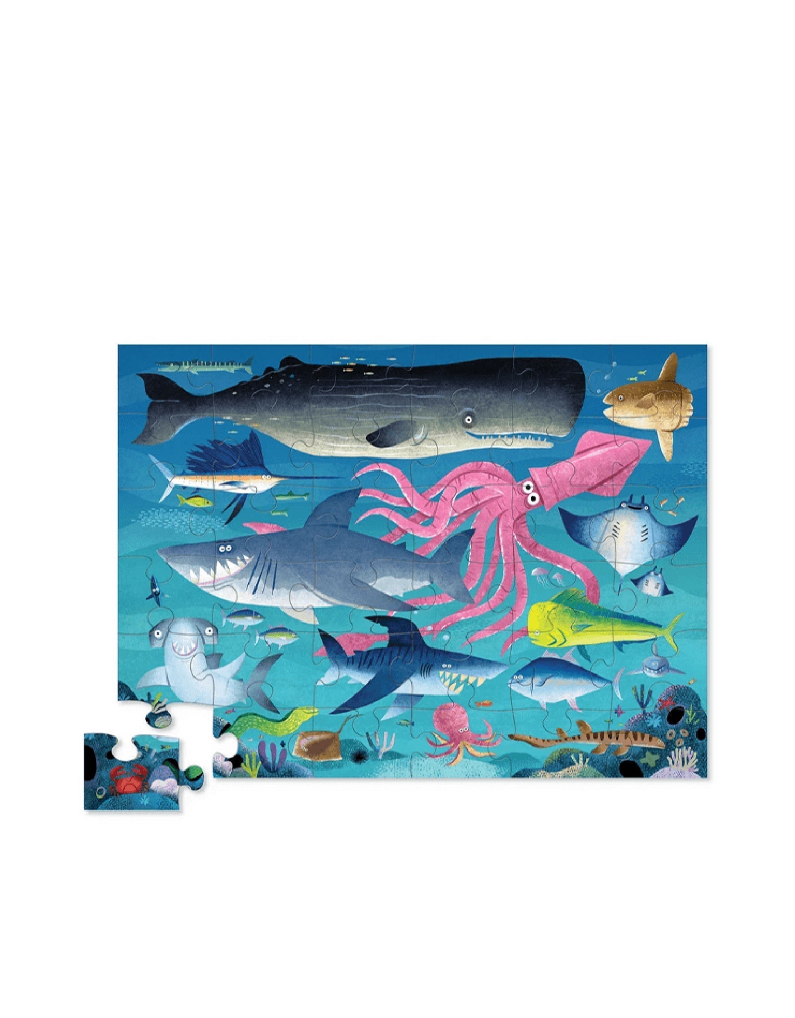 Casse-tête - 36 pièces - Requin de l'océan 3+ - Crocodile Creek – Veille sur  toi, image size:1600x2048