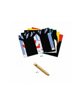 Djeco DJ00041 Cartes à gratter - Animaux à découvrir - Djeco vendu par Veille sur toi