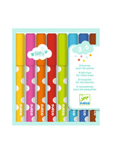 Djeco DJ09001 8 feutres pour les petits - Djeco vendu par Veille sur toi