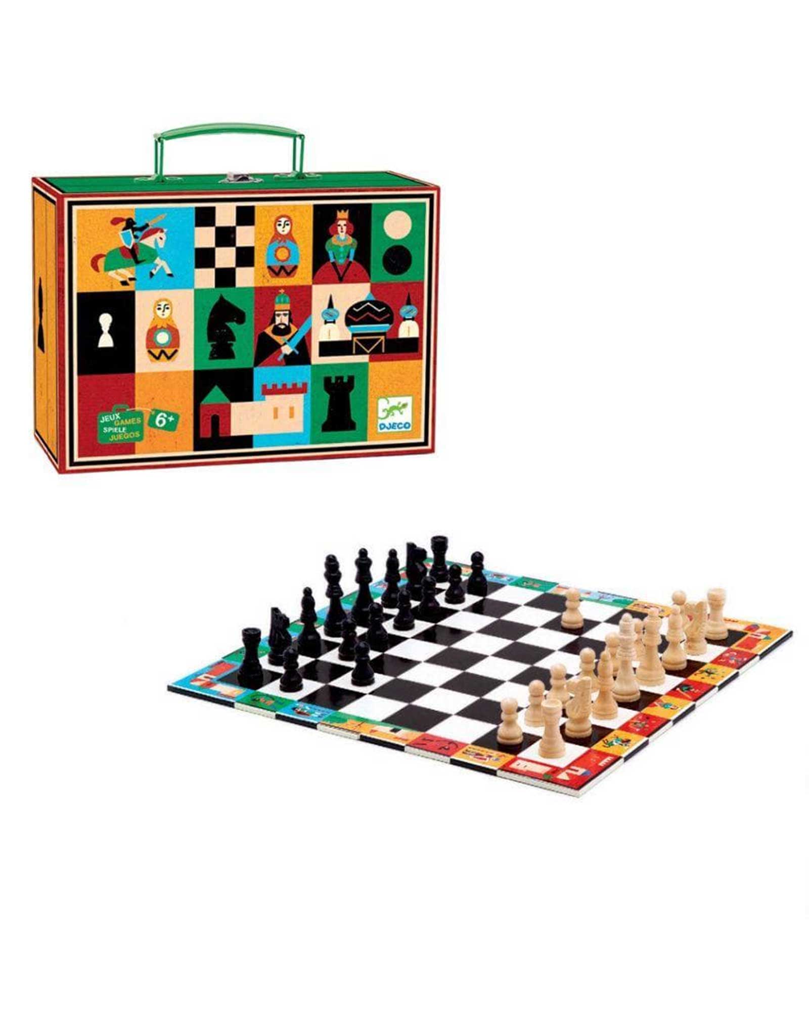 ColorBaby 43635 Jeu d'échecs en Bois, Petit, 30 x 30 cm ColorBaby 43635 Jeu d'échecs en Bois, Petit, 30 x 30 cm