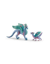 Figurine - Maman Dragon et son bébé marque  Schleich vendu par Veille sur toi