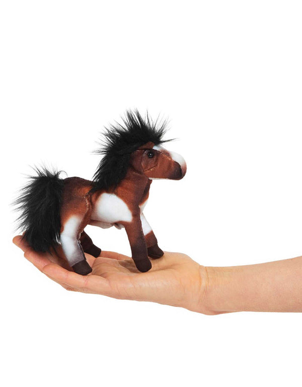 Folkmanis 2793 Marionnette à doigt - Mini cheval - Folkmanis vendu par Veille sur toi