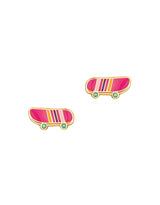Girl Nation GN-J471s Boucles d'oreilles en émail - Planche à roulettes - Girl Nation vendu par Veille sur toi