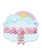 Girl Nation GN-J823B Duo bracelets - Ballerine - Girl Nation vendu par Veille sur toi