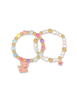 Girl Nation GN-J826B Duo de bracelets - Un amour de chat - Girl Nation vendu par Veille sur toi