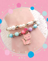 Girl Nation GN-J826B Duo de bracelets - Un amour de chat - Girl Nation vendu par Veille sur toi