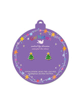 Girl Nation GN-JX502s Boucles d'oreilles en émail - Sapin de Noël - Girl Nation vendu par Veille sur toi