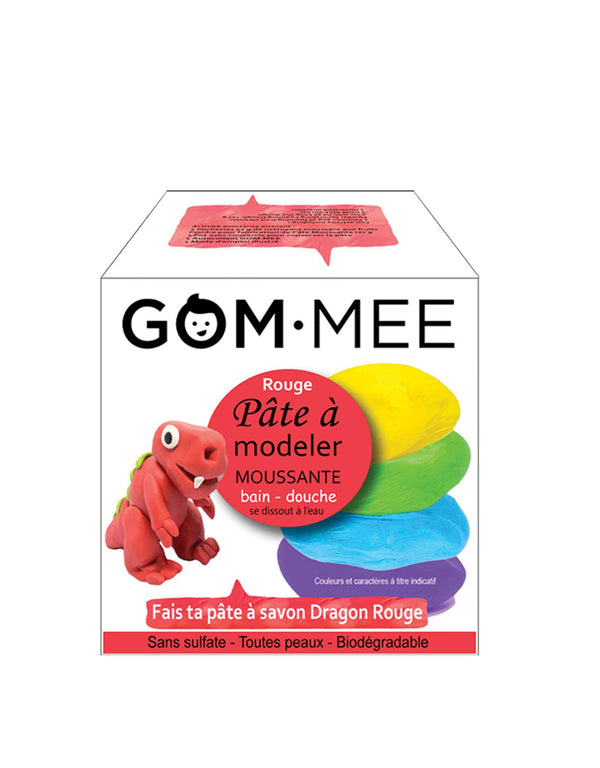 GOM.MEE BGOM-10DRA Dragon rouge - Ensemble de fabrication de pâte à modeler moussante - GOM.MEE vendu par Veille sur toi