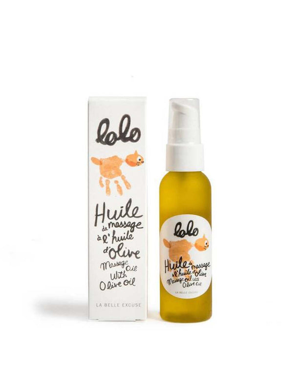 Huile à massage à l'huile d'olive Default marque  Lolo et moi vendu par Veille sur toi