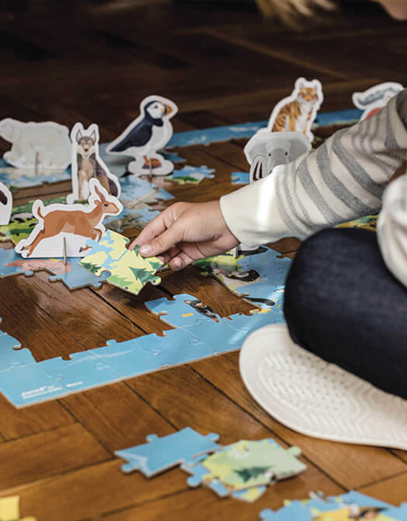 Puzzle enfant 3 ans - Puzzle animaux, jouet enfant 3 ans J02601 JANOD