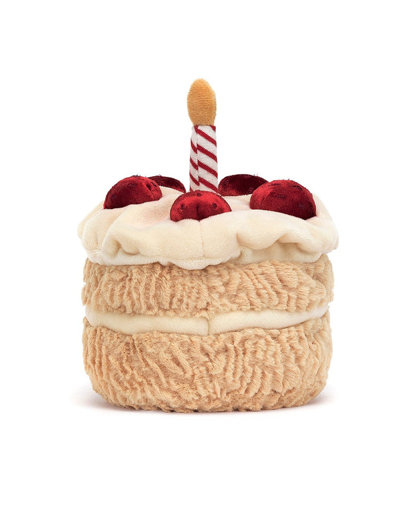 Jellycat A2BC Peluche - Gâteau d'anniversaire Amuseable - Jellycat vendu par Veille sur toi