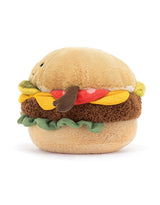 Jellycat A2BU Peluche - Hamburger Amuseable - Jellycat vendu par Veille sur toi