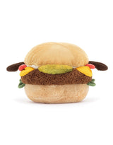 Jellycat A2BU Peluche - Hamburger Amuseable - Jellycat vendu par Veille sur toi