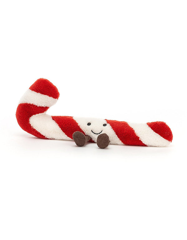 Jellycat A6CAN Peluche - Canne de Noël amusante Candy Cane - Petite - Jellycat vendu par Veille sur toi