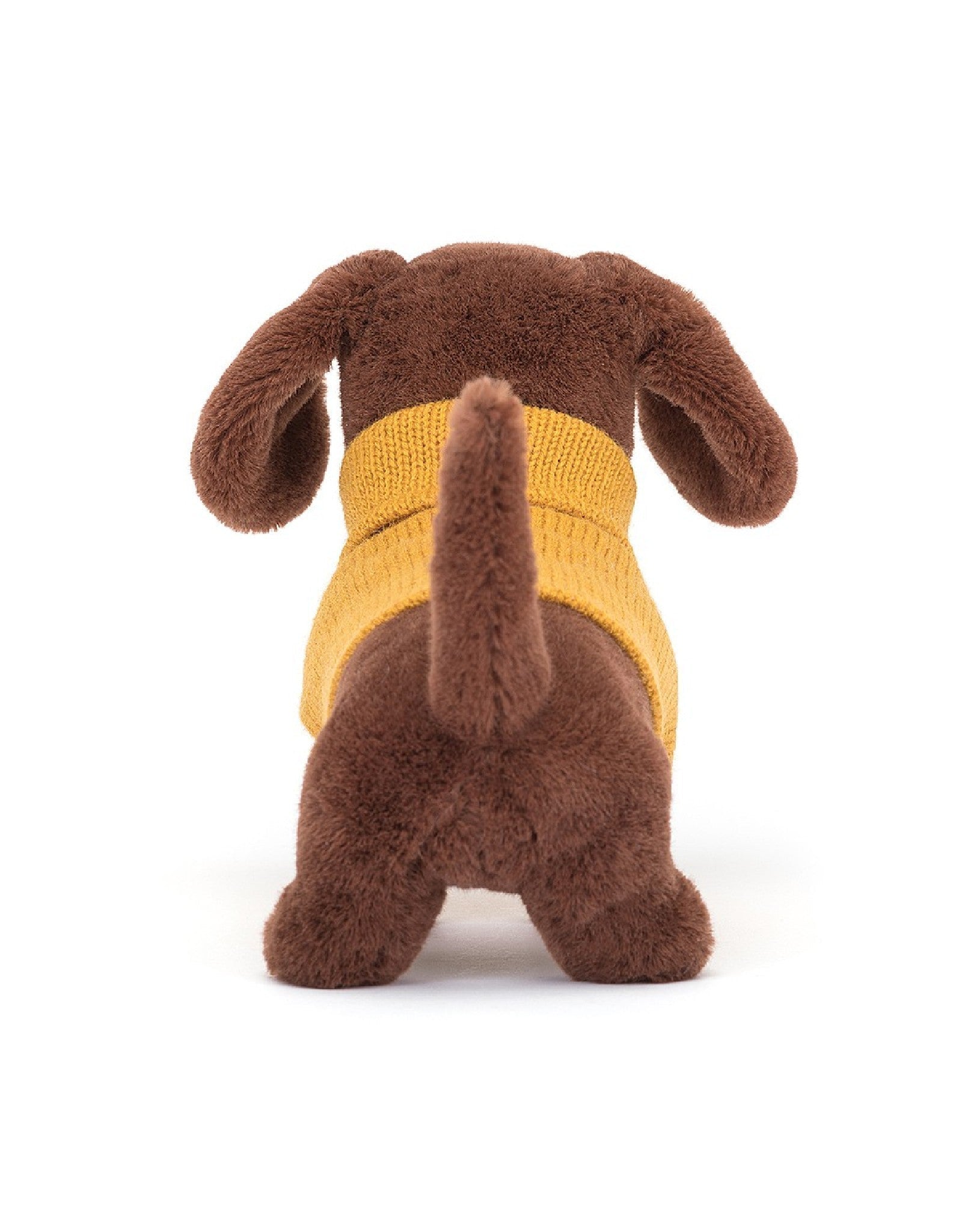 Peluche - Chien saucisse à pull jaune - Jellycat – Veille sur toi