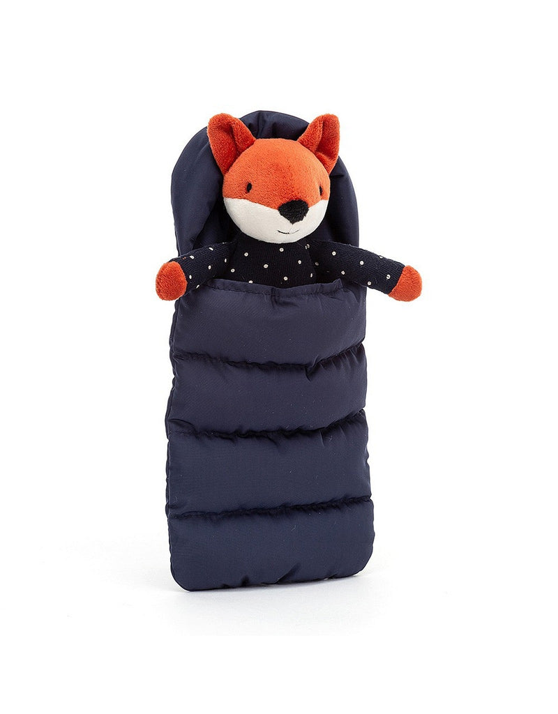 Jellycat SBS6F Peluche - Renard avec sac de couchage Sleeping bag Snuggler - Jellycat vendu par Veille sur toi