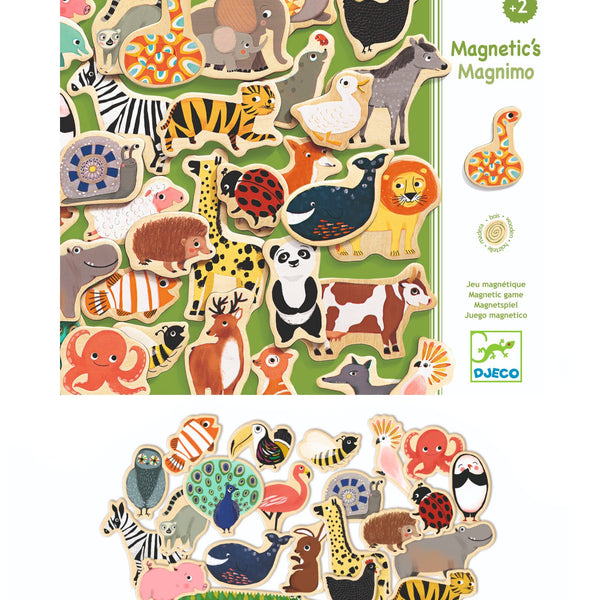 6 x Lémur magnet frigo aimant animaux pour enfant - Aimants