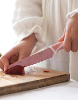 Kiddikutter KK-BLUSH Couteau pour enfant - Rose blush - Kiddikutter vendu par Veille sur toi