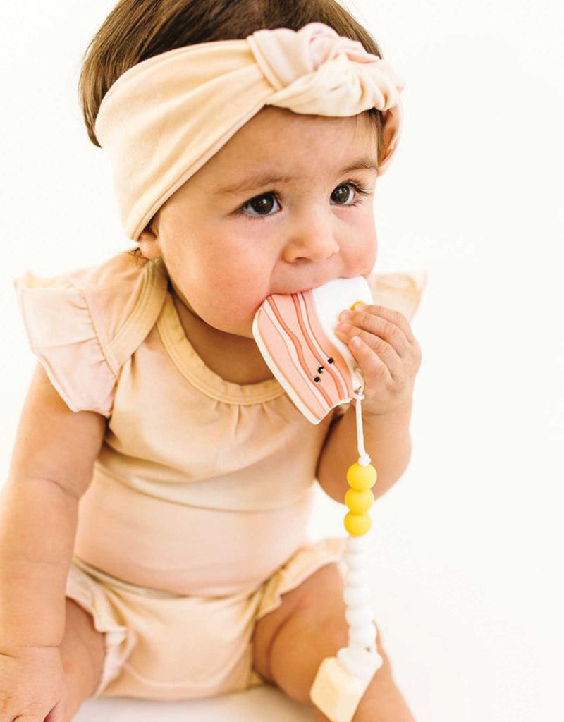 Loulou Lollipop BAESET Jouet de dentition - Oeuf & bacon - Loulou Lollipop vendu par Veille sur toi
