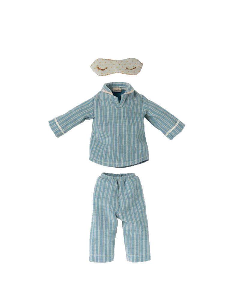 Maileg 17-2400-00 Souris garçon moyenne en pijama bleu - Maileg vendu par Veille sur toi