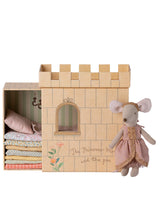 Maileg 17-3200-01 Grande soeur souris princesse au petit pois - Maileg vendu par Veille sur toi