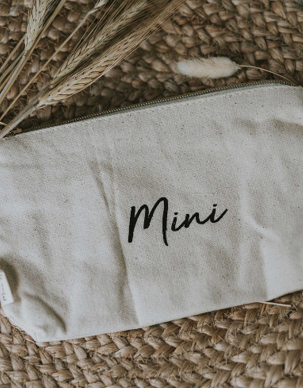 Mini Totem MINITOT-POCH-COT-MI Pochette en coton recyclé - Mini - Mini Totem vendu par Veille sur toi