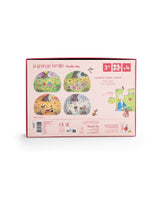 Moulin Roty 632440 4 mini casse-têtes 12 pièces - Les 4 saisons - La grande famille - Moulin Roty vendu par Veille sur toi