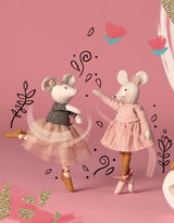 Moulin Roty 667024 Poupée - Souris Anna - La petite école de danse - Moulin Roty vendu par Veille sur toi