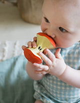 Oli & Carol L-BITTEN-APPLE-UNIT Jouet de dentition - Pepa la pomme - Oli & Carol vendu par Veille sur toi