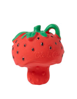 Oli & Carol L-STRAWBERRY-UNIT Jouet de dentition - Sweetie la fraise - Oli & Carol vendu par Veille sur toi