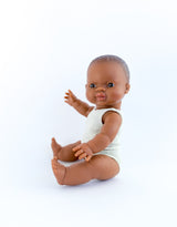 Paola Reina PR-34002-bobo BOBO - Bébé Gordis - William en pyjama - Paola Reina Brun vendu par Veille sur toi