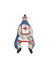 Personnage médiéval - Chevalier bleu avec cape - Holztiger marque  Holztiger vendu par Veille sur toi