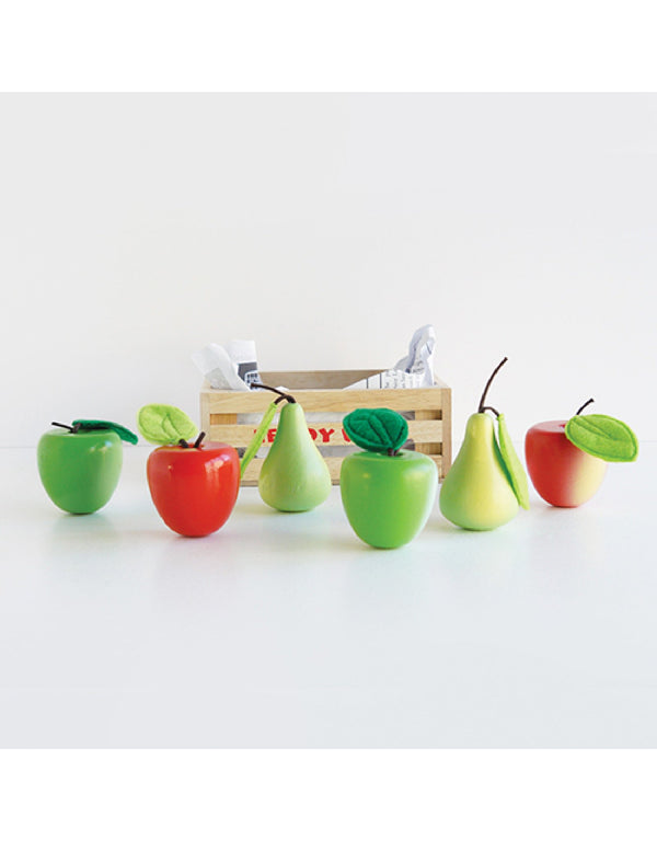Petit panier - Poires et pommes du marché - Le toy van marque  Le Toy Van vendu par Veille sur toi