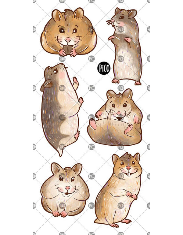 Pico PICO-287 Tatouage - Pooky le hamster et ses amis - Pico vendu par Veille sur toi