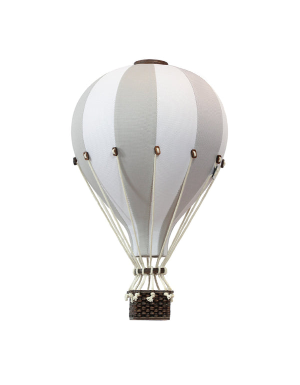 Super Balloon SB-721/16 Montgolfière décorative - Petit - Gris pâle et blanc - Super Balloon vendu par Veille sur toi
