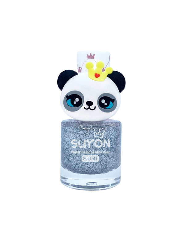 Suyon SUYON-PANDA Vernis à ongles avec bague - Panda - Argent avec brillant - Suyon vendu par Veille sur toi