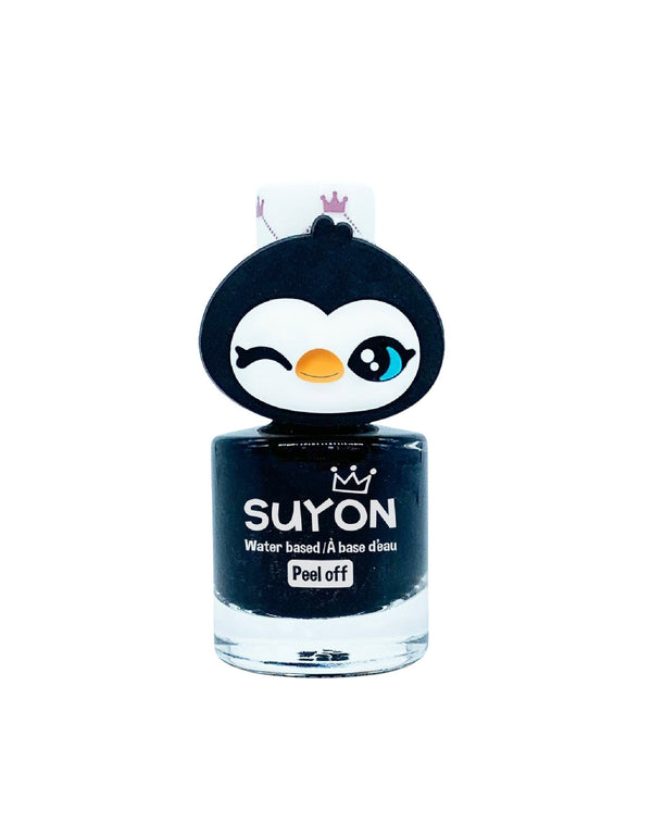 Suyon SUYON-PENGUIN Vernis à ongles avec bague - Manchot - Noir et Or - Suyon vendu par Veille sur toi