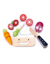 Tender Leaf Toys TL8274 Ensemble planche à découper - Mini chef - Tender Leaf Toys vendu par Veille sur toi
