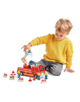 Tender Leaf Toys TL8367 Camion de pompier - Tender Leaf Toys vendu par Veille sur toi