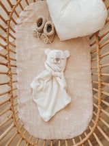 Veille sur toi ⚜ DD-020-00 Doudou naturelle Ours - Boris en coton biologique - Veille sur toi vendu par Veille sur toi