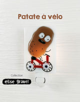 Veilleuse - Patate à vélo - Elise Gravel - Veille sur toi marque  Veille sur toi vendu par Veille sur toi