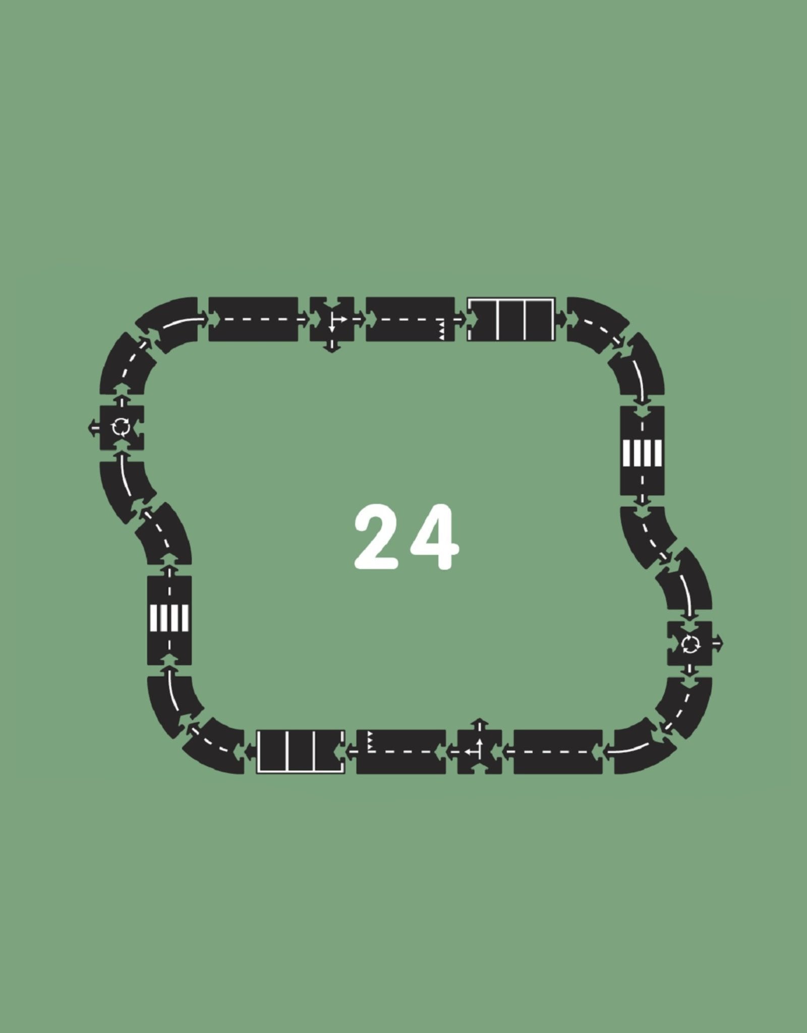 Circuit Voiture électrique 1:64 Avec 2 Voitures - Piste De Course Avec Boucle 360°, Télécommande, Pour Enfants 3-8 Ans