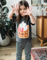 Whistle & Flute T-shirt gaufre kawaii - Enfant - Whistle & Flute vendu par Veille sur toi