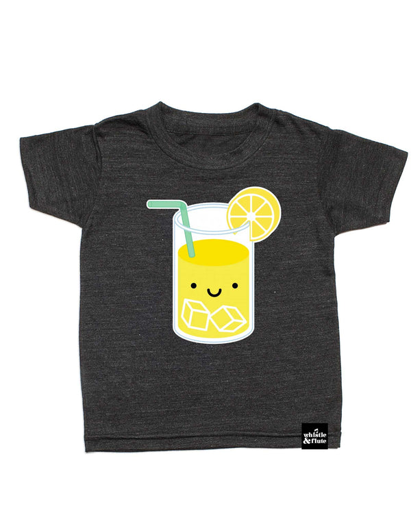 Whistle & Flute T-shirt kawaii limonade gris foncé - Enfant - Whistle & Flute vendu par Veille sur toi