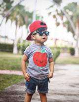 Whistle & Flute T-shirt kawaii Pomme - Enfant - Whistle & Flute vendu par Veille sur toi